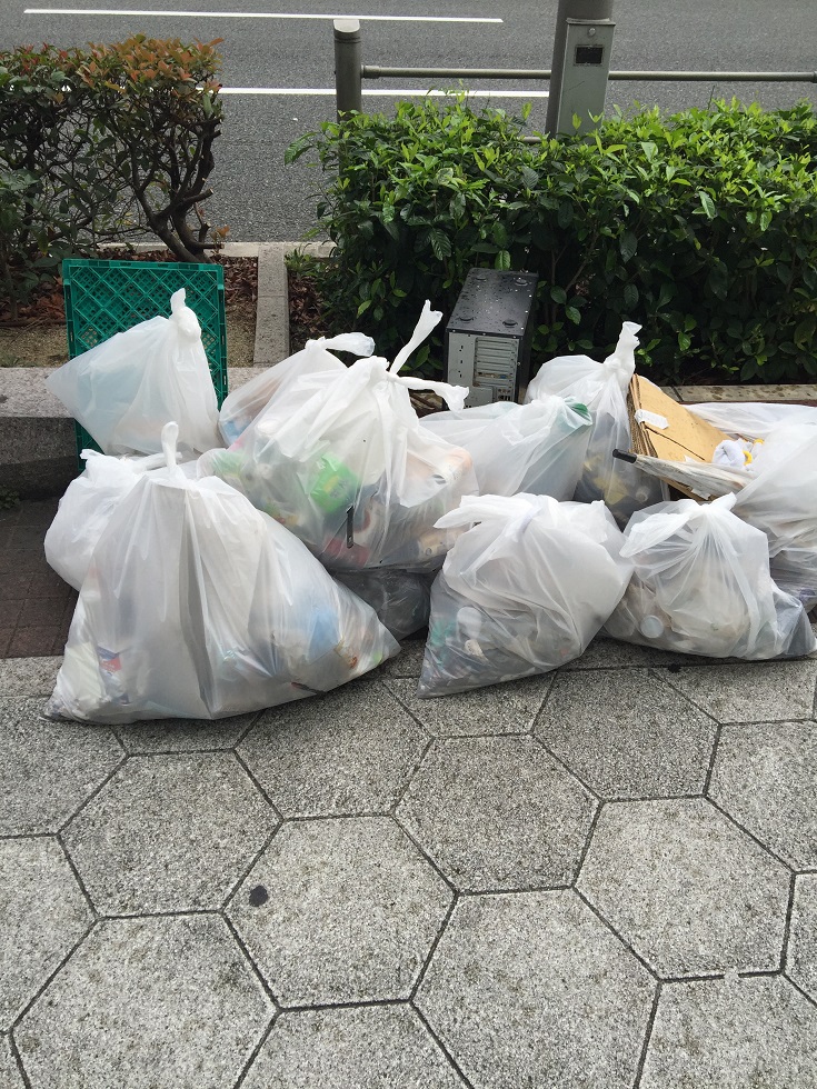 長堀通クリーン作戦　第一弾！