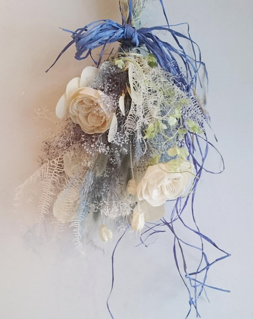お花で涼をとる