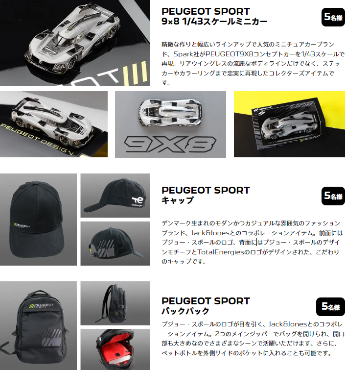 【PEUGEOT 9X8 WEC 富士6時間耐久レース】いよいよ明日から！