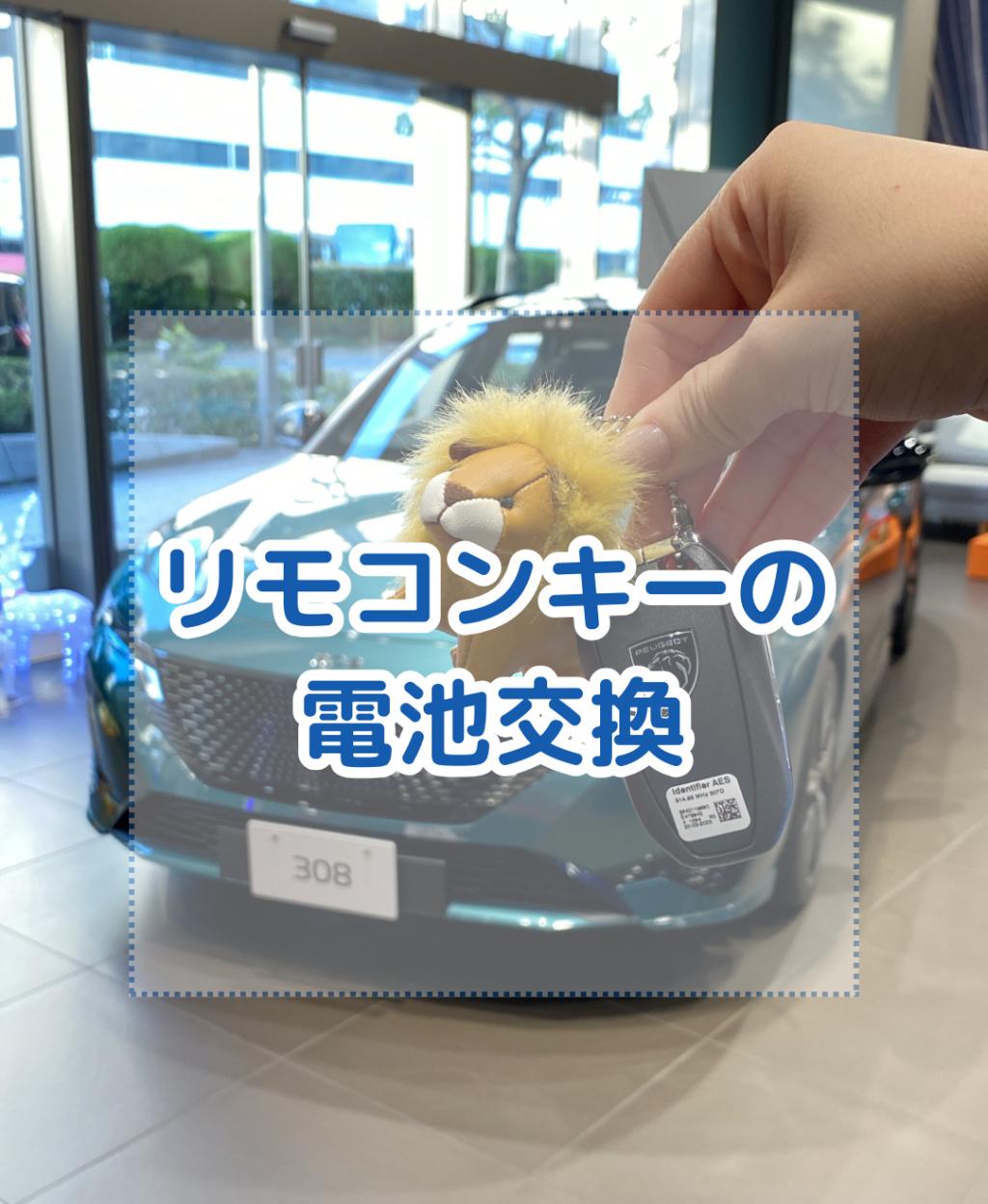 リモコンキー電池の換え方🪫