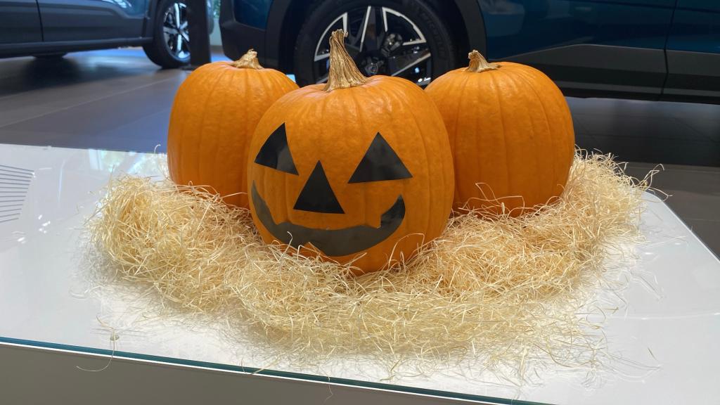 あなたの感が試される⁉ カボチャの重さ当てチャレンジ開催中🎃